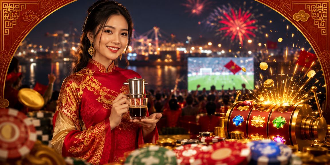 Người chơi slots tại quán cà phê Hải Phòng buổi sáng