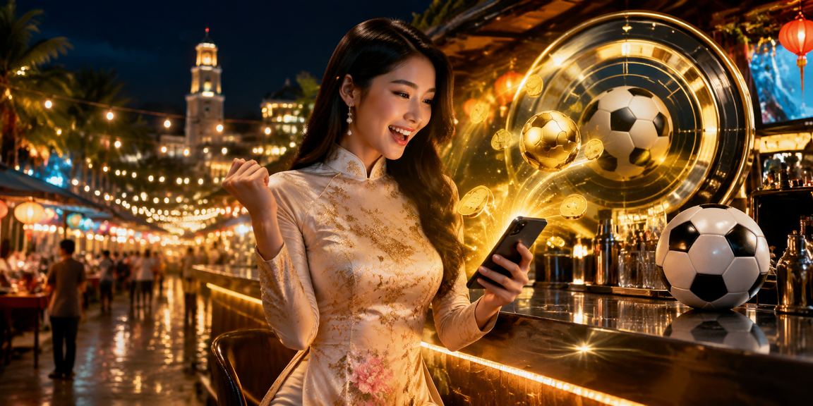 Phụ nữ mặc áo dài đặt cược bóng đá trực tuyến tại Phú Quốc
